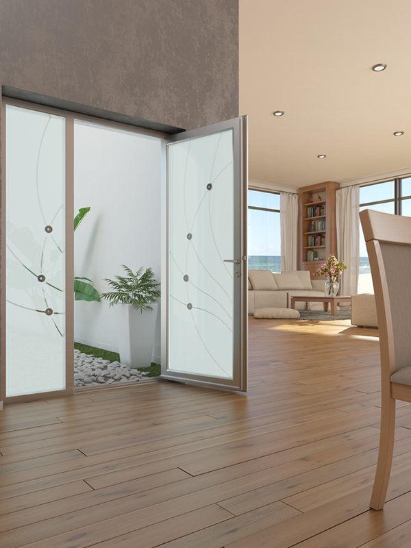 Réalisation d'une porte à Sautron (44) - Menuiserie du Héron - Maître Artisan Spécialiste Rénovation