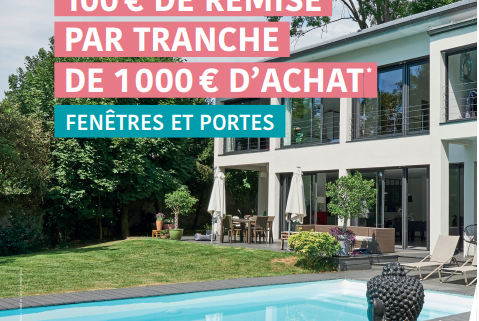 Promo 100€ de remise dès 1000€ d'achat - Menuiserie du Héron - Maître Artisan Spécialiste Rénovation en Loire Atlantique (44)