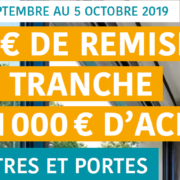 Promo 500€ de remise dès 5000€ d'achat - Menuiserie du Héron