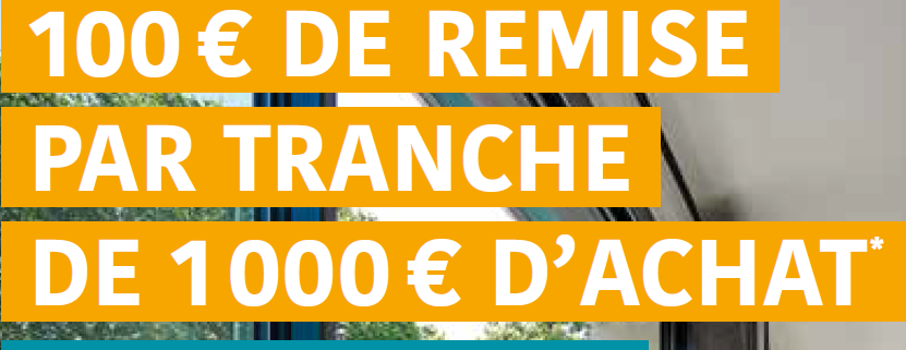 Promo 500€ de remise dès 5000€ d'achat - Menuiserie du Héron